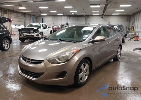 2013 Hyundai Elantra Gls из США, поврежденный, VIN 5NPDH4AE9DH308000